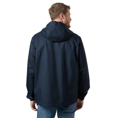 Helly-Hansen Vancouver Rain Jacket - Men's Waterproof, Breathable, Adjustable Hood, Seam-Sealed