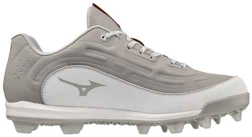 Mizuno Ambition 3 Low TPU Mens Molded Baseball Cleat | White | US Mens 11