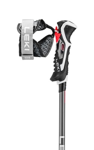 LEKI Carbon 14 3D Lightweight Carbon Ski Poles for Alpine Skiing