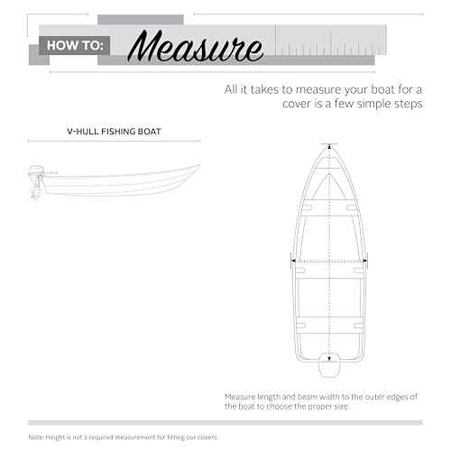 Classic Accessories StormPro Heavy-Duty Boat Cover, Fits Boats 12 ft - 14 ft Long x 68 in Wide