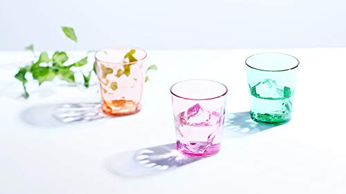 SCANDINOVIA - 13oz Unbreakable Premium Drinking Glasses Set of 6 - Made in Japan - Super Grade Acrylic Plastic - Perfect f...