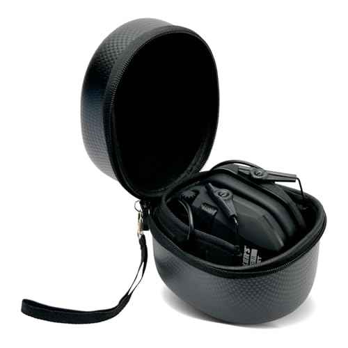 Walker's Razor Slim Electronic Shooting Hearing Protection Muff (Sound Amplification and Suppression) with Protective Case