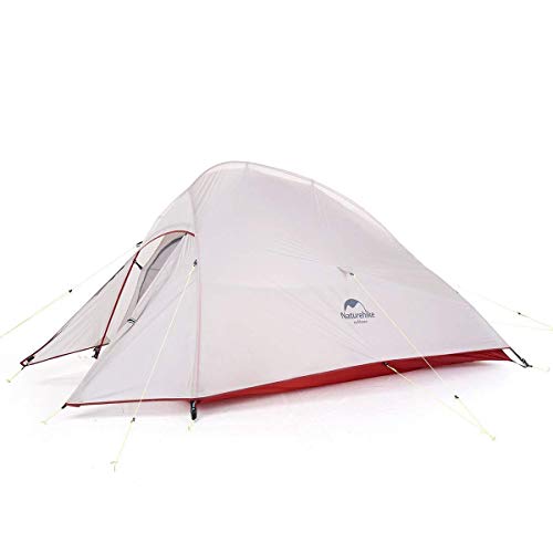 Naturehike Cloud-Up 2 Person Tent Lightweight Backpacking Tent with Footprint - Free Standing Ultralight Camping Hiking Ba...