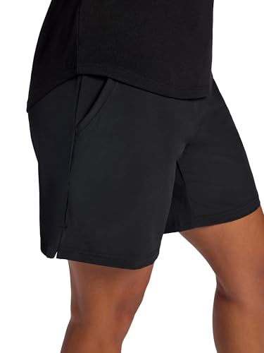Gaiam Womens Mindful Flower Moon Crewneck T-Shirt, Relaxed Fit, Stretch Lightweight Material, Curved Hem