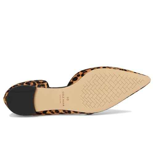 Cole Haan Women's Noella Bow Skimmer, Leopard Print, 8-B US