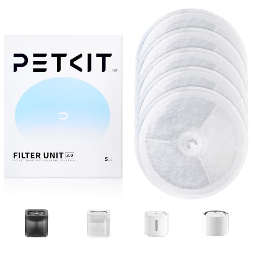 PETKIT Upgraded Filter Units 3.0 for PETKIT Pet Water Fountains Eversweet 2S/3/3 Pro,Eversweet Solo/Solo2/Solo SE & CYBERT...