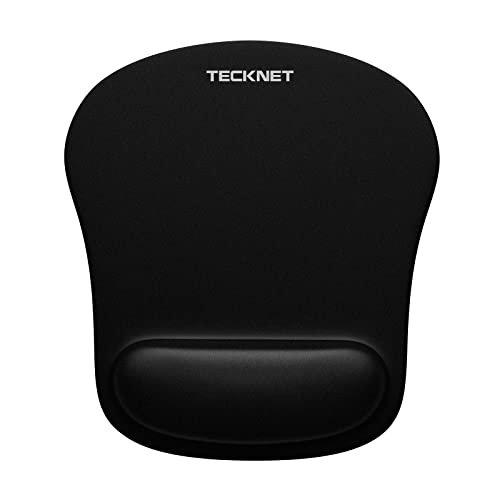TECKNET Mouse Pad with Wrist Support, Ergonomic Gaming Mouse Pad Pain Relief, Portable Comfortable Mousepad for Computer, ...
