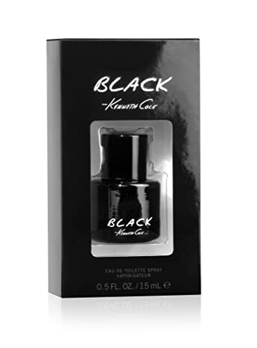 Kenneth Cole Black Eau de Toilette Body Spray Cologne for Men, 0.5 Fl. Oz.