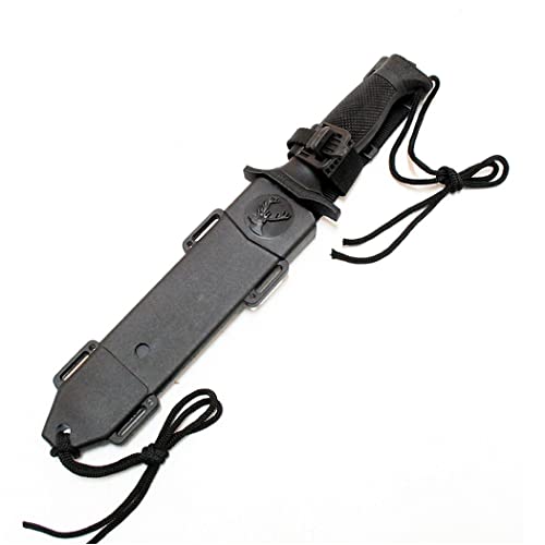 Defender Xtreme 12" Tactical Bowie Survival Hunting Knife w/Sheath Military Combat Fixed Blade