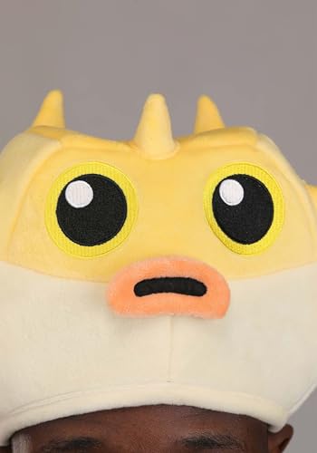 Pufferfish Costume Hat Plush Ocean Sea Creature Spiky Animal Cosplay Accessory for Adults Halloween Party Wear