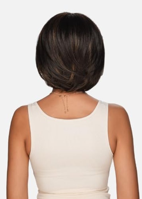 Vivica A. Fox HMB-KATE, Handmade & Hand-tied Wig, Supreme Human Hair Blend, Color P4/27/30
