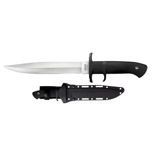 COLD STEEL OSS 8.25" Japanese AUS8A Clip Point Blade 5.125" Kray-Ex Handle Tactical Outdoor Hunting Fixed Blade Knife w/Se...