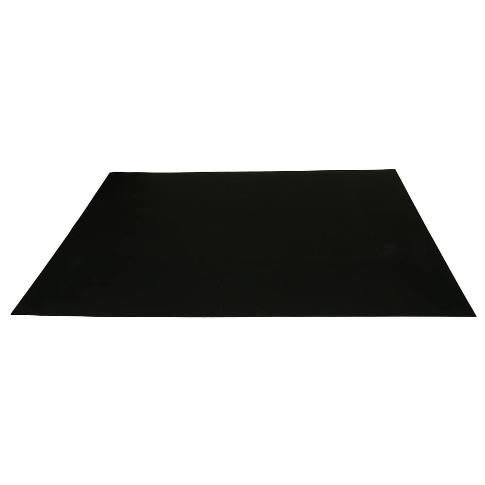 Rubber-Cal Treadmill Mat, Black, 3/16-Inch x 4 x 7.5-Feet