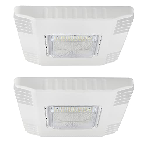 LED Canopy Gas Station Light, 150W 21000LM Surface Mount LED Carport Ceiling Light 5700K (600W HID/HPS Equivalent), 100-27...