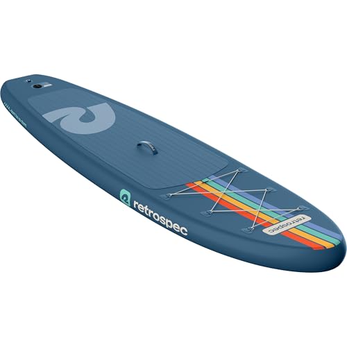 Retrospec Weekender Inflatable Stand Up Paddle Board Includes Paddle, Pump, Travel Bag and Accessories 10’6” Lightweight I...