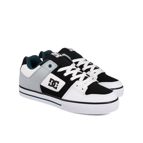 DC Men's Pure Low Top Lace Up Casual Skate Shoe Sneaker
