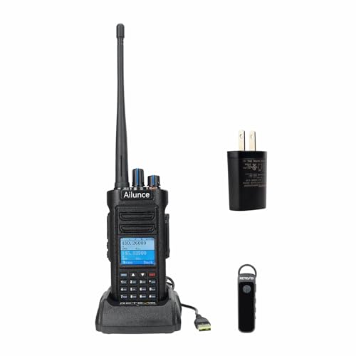 Retevis Ailunce HD2 Ham Radio, HD1 New Version, DMR Handheld Radio, Digital Analog Two Way Radio, 500K Contacts, 3200mAh B...