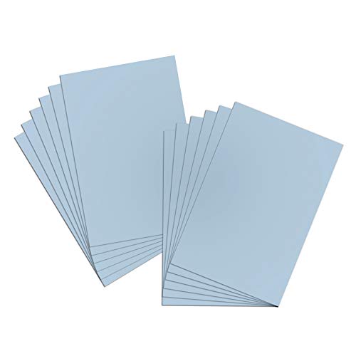 BAZIC Products Poster Board Azure Light Blue 22" X 28", Colored Poster Board Paper, Bulk Boards for School Craft Project P...
