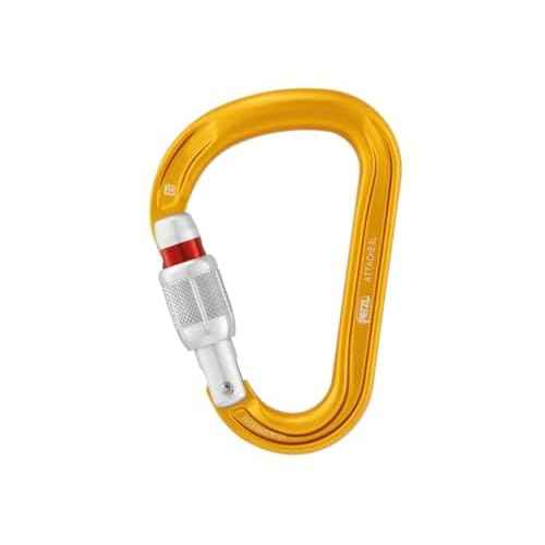 Petzl Verso Belay Device with Attache Screw-Lock Carabiner - Compact, Lightweight Belay Device, for One or Two Rope Strands While Climbing or Rappelling - Grey