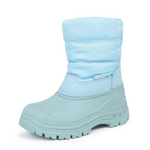FANTURE Boys Girls Snow Boots Winter Waterproof Resistant Cold Weather Outdoor Shoes (Toddler/Little Kid)
