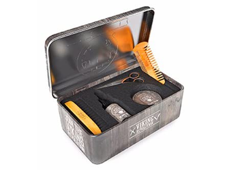 Viking Revolution - Ultimate Beard Kit - Beard Grooming Kit with Beard Brush, Beard Comb, Beard Balm, Beard Oil, Beard & M...