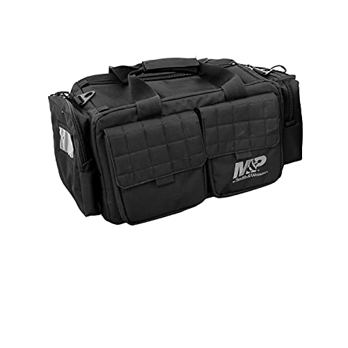 SMITH & WESSON S&W and M&P Tactical Range Bags with Weather Resistant Material for Shooting, Range, Storage and Transport