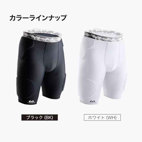 McDavid Compression Padded Shorts with HEX, Hip, Tailbone, Thigh Pads - Girdle Tights for Football, Hockey, Basketball-Unisex