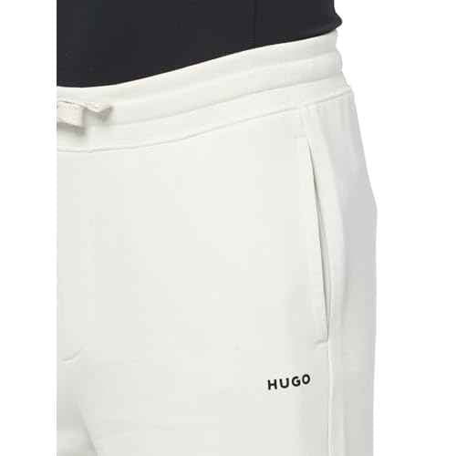HUGO Mens Hit Logo French Terry Cuffed Joggers