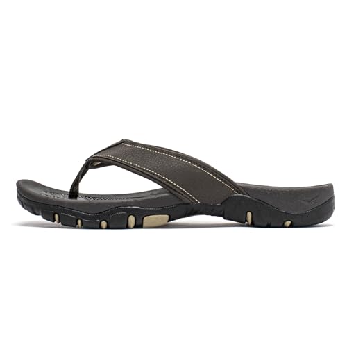 KIIU Mens Thong Sandals Indoor and Outdoor Beach Flip Flop
