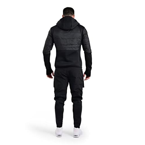 ARENA Team Unisex Half-Quilted Hooded Jacket Regular Fit Full Zip Insulated Panels
