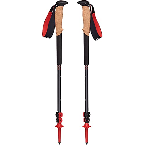 BLACK DIAMOND Pursuit Trekking Poles (Pair) | Natural Cork Grips | FlickLock Adjustable Aluminum Shafts | for Hiking & Bac...