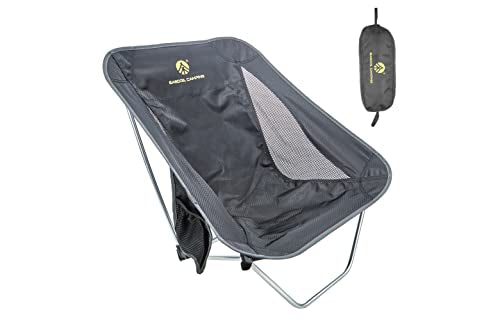 EASDRIL Ultralight Folding Camping Chair Low Lightweight Foldable Camp Chairs with Carry Bag for Hiking, Backpacking, Picn...