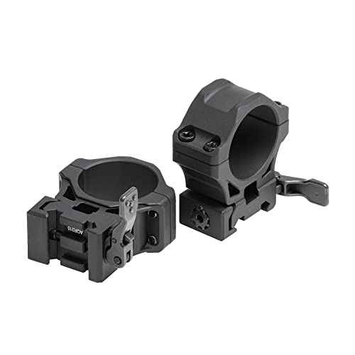 UTG ACCU-SYNC QR 30mm Med. Profile Scope Rings, Picatinny, Black