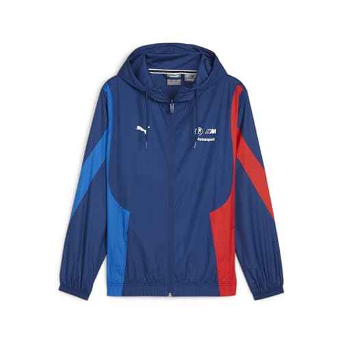 PUMA Men's Standard BMW M Motorsport Hooded Woven Jacket, Pro Blue-m Color, S
