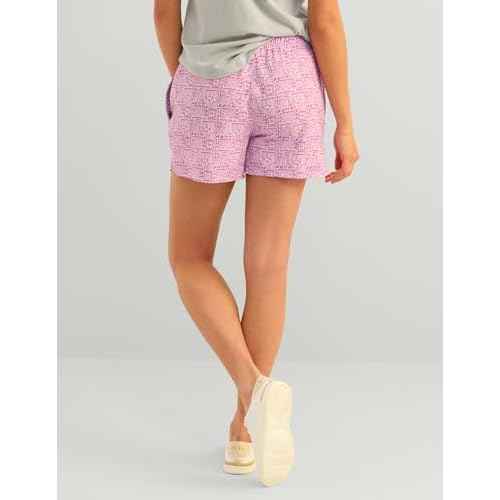HUK Women's Pursuit Printed Volley, Quick-Dry Fishing Shorts