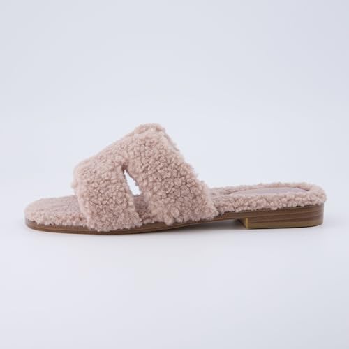 CUSHIONAIRE Women's Visa cozy slide sandal +Memory Foam, Wide Widths Available