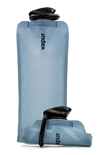 Vapur Collapsible Water Bottle With Carabiner, Compact Bottle Folds Flat For Hydration On The Go, Ideal for Traveling, Hik...