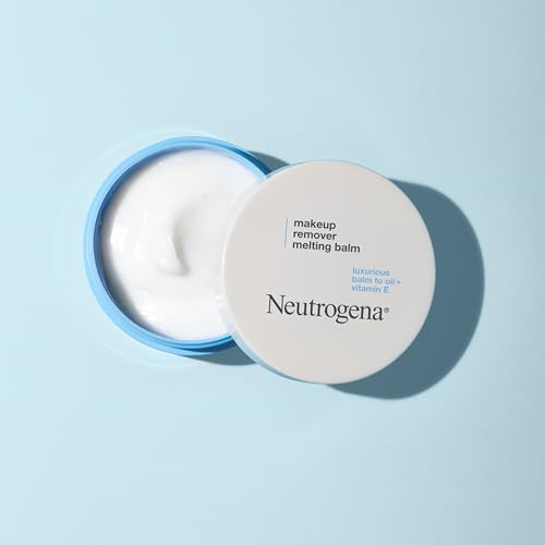 Neutrogena Makeup Remover Melting Balm to Oil with Vitamin E, Gentle and Nourishing Cleansing Balm for Eyes, Lips, or Fac...
