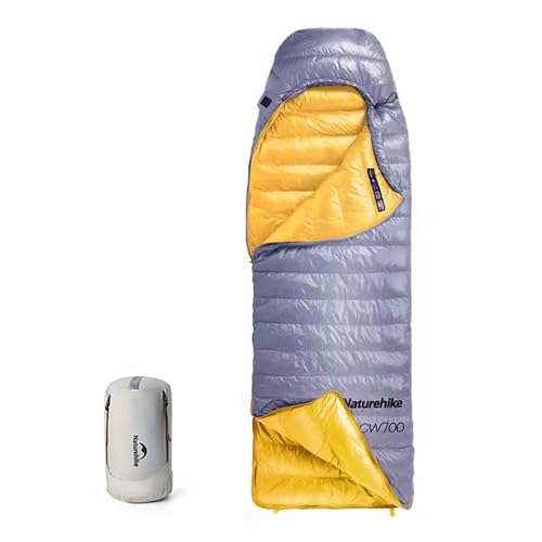 Naturehike CW700[2025 Upgrade] Ultralight Down Sleeping Bag [ -26.2°C~-1.7°C,1074g] All Season Camping Sleeping Bags for C...