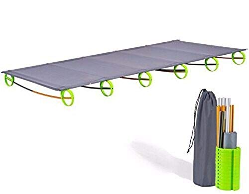 Aluminium Ultralight Folding Bed Portable Alloy Cots Camping Tent Bed Outdoor US