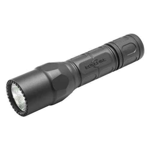 SureFire G2X Pro 600 Lumen Tactical EDC Flashlight Bundle with 4 Extra CR123A Batteries and Lightjunction Battery Case (Black)