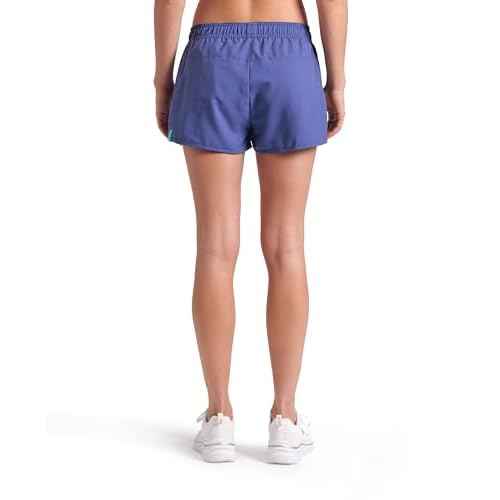 ARENA Women's Team Solid 100% Polyester Athletic Shorts with Side Pockets and Drawstring