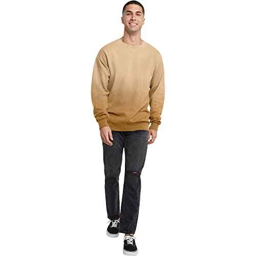Hanes mens Oversized Sweatshirt, Comfortwash Boyfriend Crewneck Sweatshirts, Garment-dyed Fleece (S?2xl)