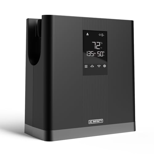 AC Infinity THERMOFORGE T3, Environmental Grow Tent Heater with VPD Temperature Controller, 10-Level PTC Heating and Inclu...