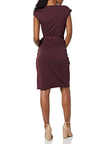 Amazon Essentials Women's Classic Cap Sleeve Wrap Dress (Available in Plus Size)