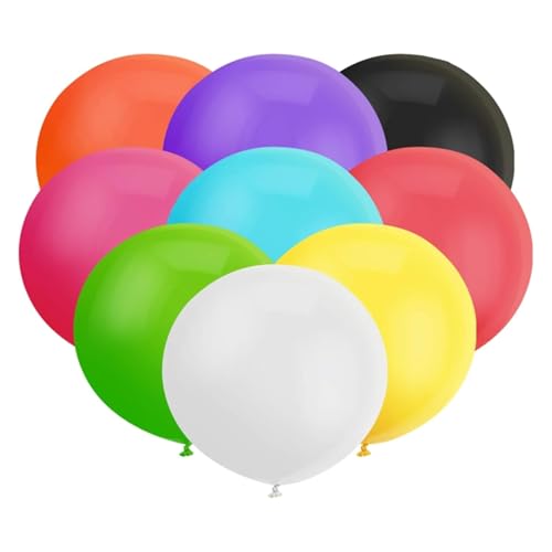 18 Inch Big Balloons Assorted Large Latex Balloons Giant Heavy Duty Balloon for Christmas Birthday Wedding Baby Shower Dec...