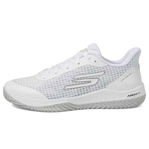 Skechers Women's Go Train Arch Fit Viper Court Pro - Pickleball, White 2, 8.5