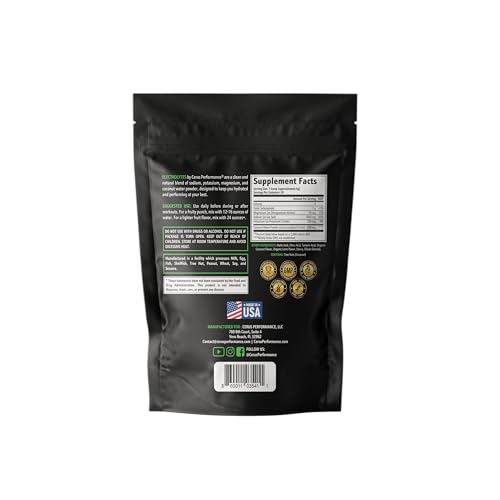 Cerus Performance Electrolyte Powder – Coconut Lime Flavor, 30 Servings, Zero Sugar, Coconut Water & Real Fruit for Endura...