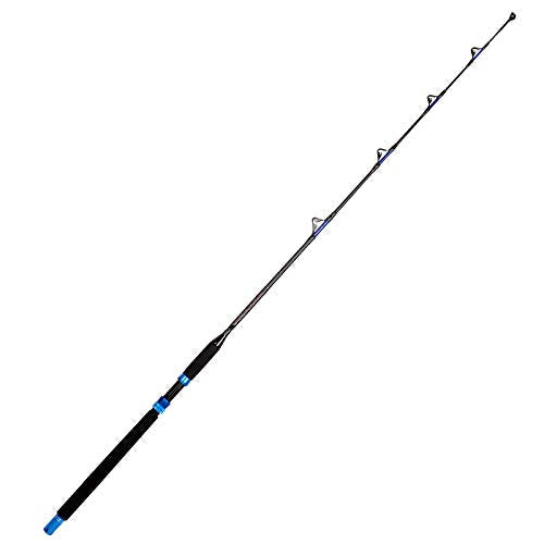 Fiblink 1-Piece Saltwater Offshore Trolling Rod Conventional Boat Rod Carbon Fishing Pole(6 Feet, 30-50 lb/50-80 lb/80-120...