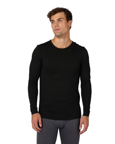 32 Degrees Heat Men’s Lightweight Baselayer Crew Top – Thermal Long Sleeve Shirt for Cold Weather